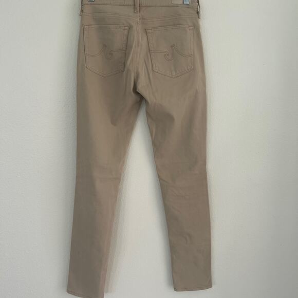 AG Adriano Goldschmidt Pants The Prima Mid Rise Cigarette SZ26R Tan - Picture 2 of 10